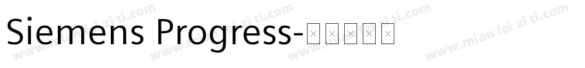 Siemens Progress字体转换